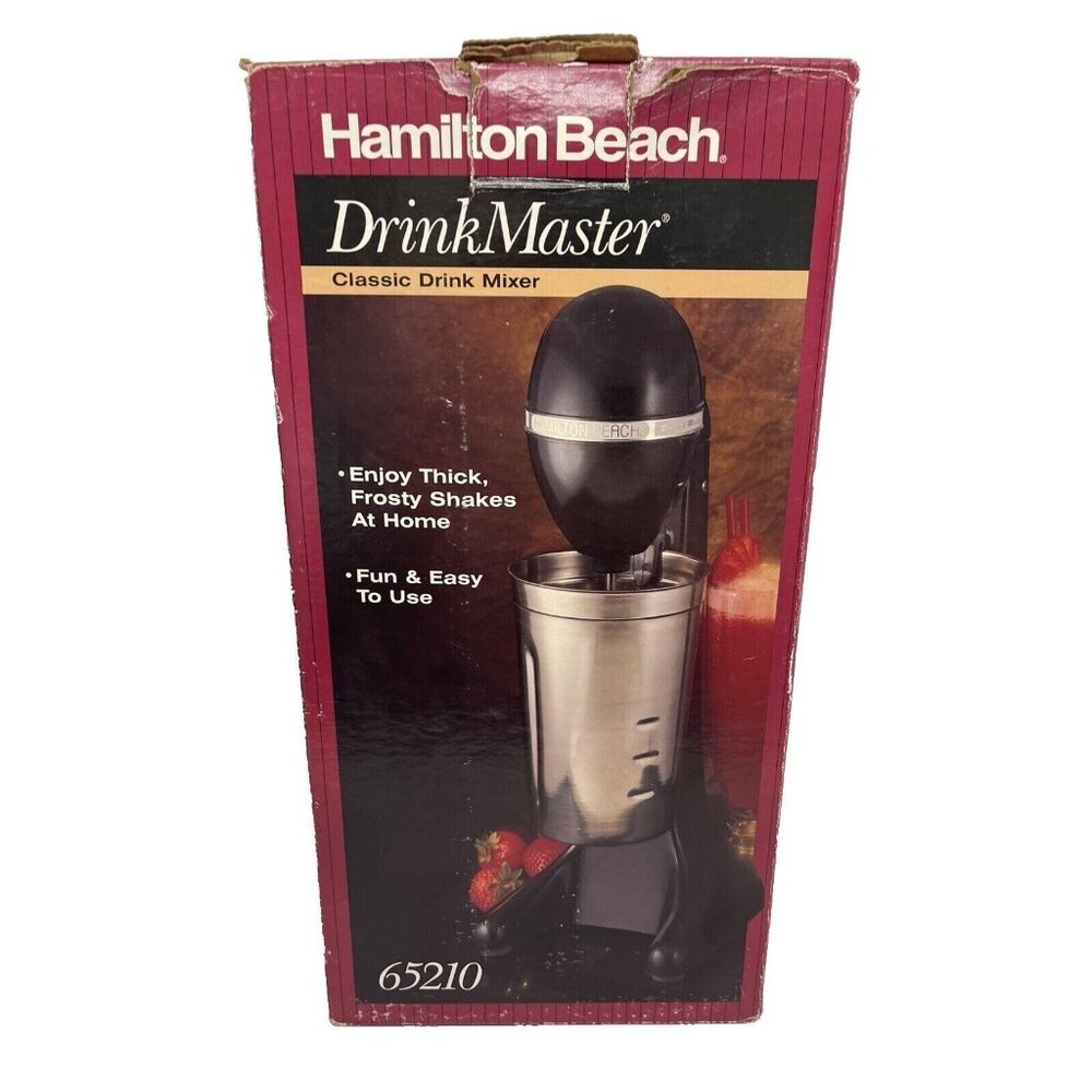 NEW Hamilton Beach Drinkmaster Classic Drink Mixer 65210 Black